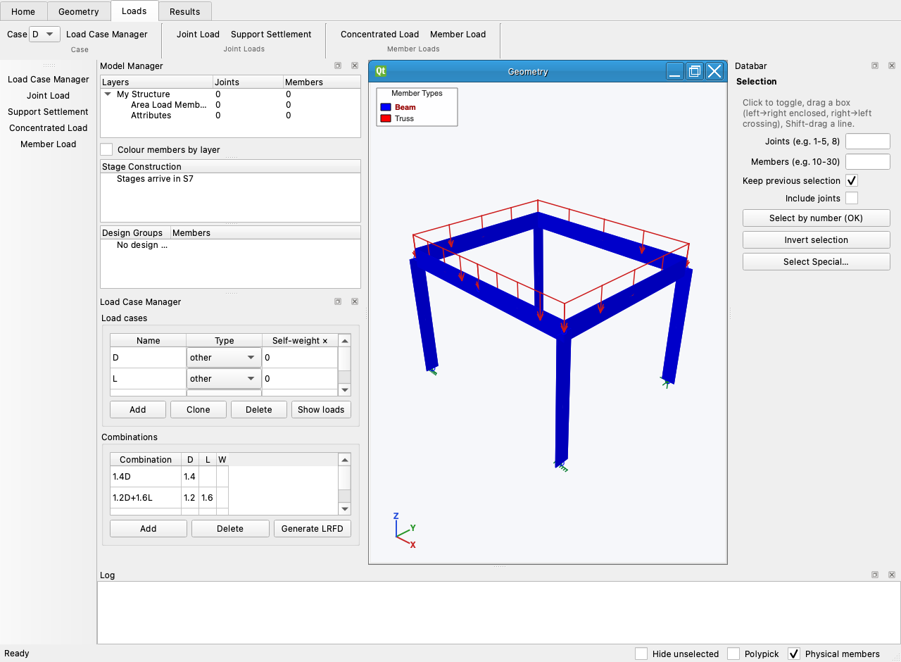 Load Case Manager